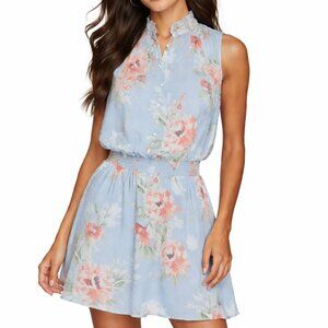 NWT Intermix 100% Silk Floral Mini Dress | Size 12